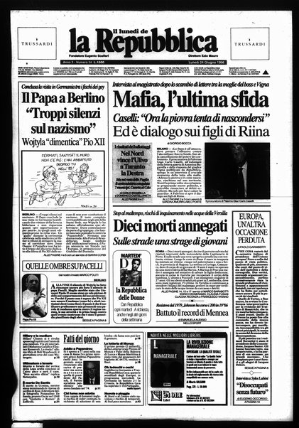 Il lunedì de La repubblica